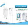 CARGADOR DE TYPE-C TO TUPE-C BSK-1055C