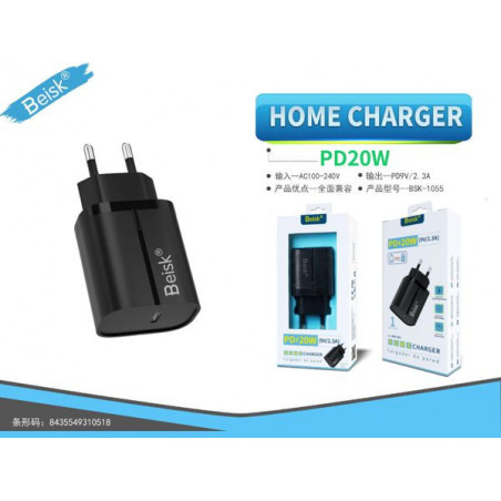 HOME CHARGER NEGRO BSK-1055