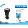 CARGADOR DE COCHE 2.4A BSK-7001 NEGRO