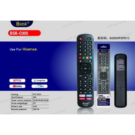 USE FOR HISENSE BSK-C005