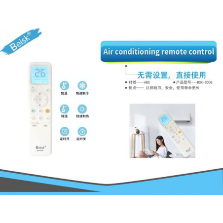 Control Remoto Universal De Aire Acondicionado BSK-C008