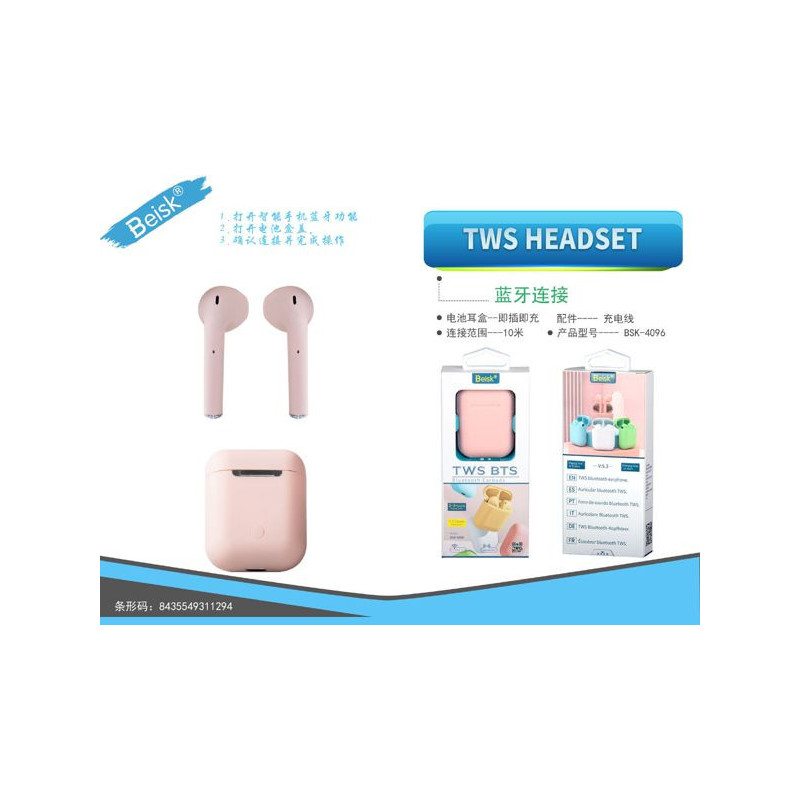 AURICULAR BLUETOOTH ROSA BSK-4096