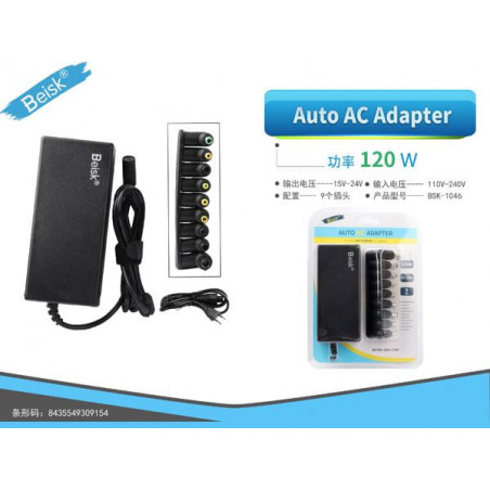 CARGADOR DE PORTATIL 120W BSK-1046