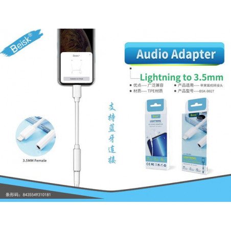 ADAPTER AUDIO 3.5MM BSK-B027