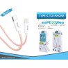 TYPE-C TO IPHONE ROSA BSK-3105