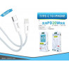 TYPE-C TO IPHONE BLANCO BSK-3105