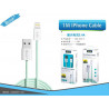 CABLE DE IPHINE 1M VERDE 3.4 BSK-3001 IP