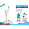 CABLE DE TIPE-C IM ROSA 3.4A BSK-3001C