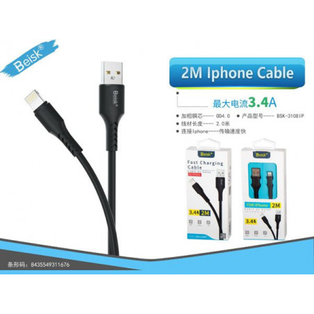 CABLE DE IPHINE 2M3.4 BSK-3108IP