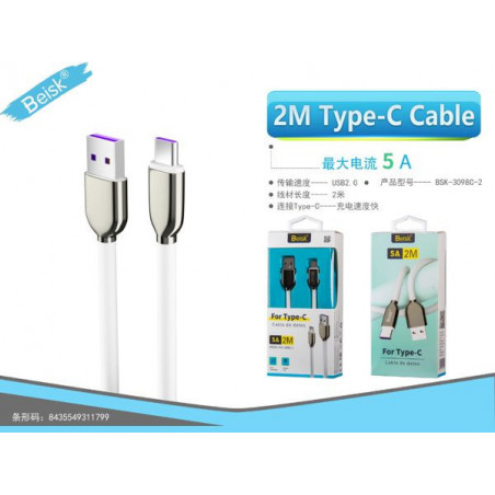 CABLE DE TYPE-C 5A BSK-3098C-2