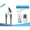 CABLE 2 IN 1 USB CHARGING BSK-3115