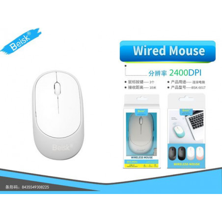 RATON CON WIFI BSK-6017 BLANCO