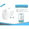 WIRELESS MOUE BSK-6021 BLANCO