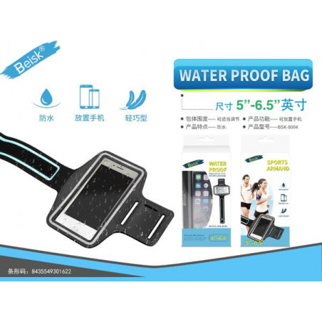 FUNDA DE MOVIL PARA BRAZO BSK-8004 NEGR