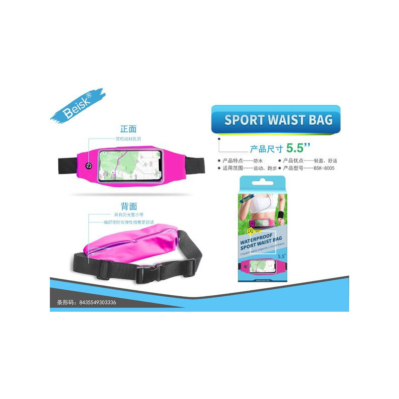 BOLSILLO DEPORTIVO BSK-8005 ROSA