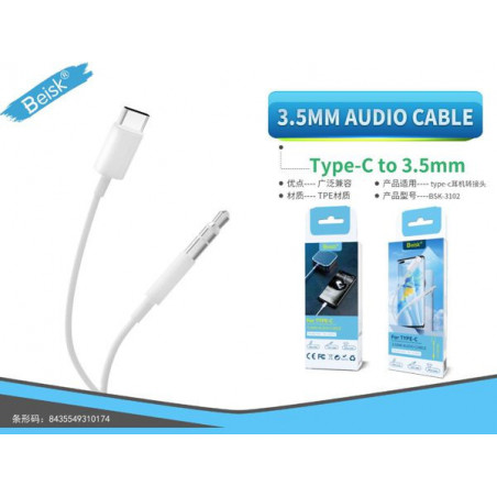 Type-C AUDIO CABLE 3.5MM BSK-3102