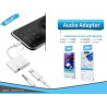 ADAPTER LIGHTNING TO 3.5MM AND LIGHTNING BSK-B028