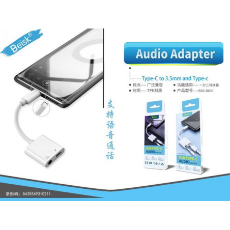 ADAPTER Typer-C TO 3.5MM AND Typer-C BSK-B030