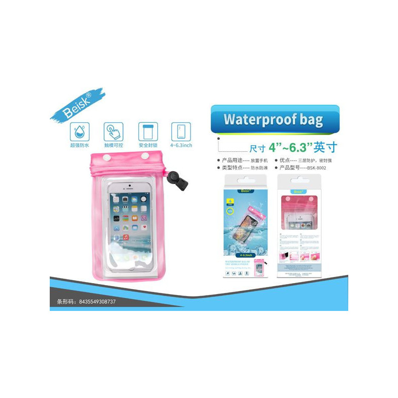 UNIVERSAL WATERPROOF CASE BSK-8002 ROSA