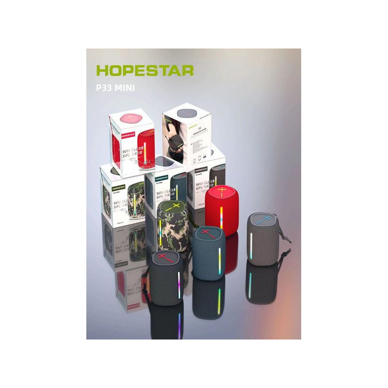ALTAVOZ HOPESTAR CON LUZ P33 MINI
