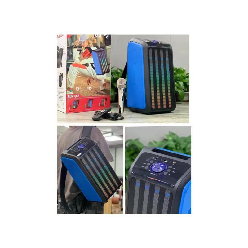 ALTAVOZ CON FORMA DE MOCHILA,CON LUCES(CON MICRO) NDR-Q69