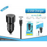 CARGADOR 2USB 3.4A BSK-7007M