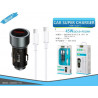CARGADOR DE COCHE 45W BSK-7010C