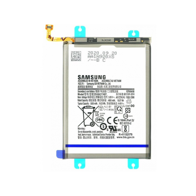 Bateria EB-BA217ABY Original Para Samsung Galaxy A21S/A217 / A12/A125 / a127 /A022/A02 De 4900mAh desmontaje grado a