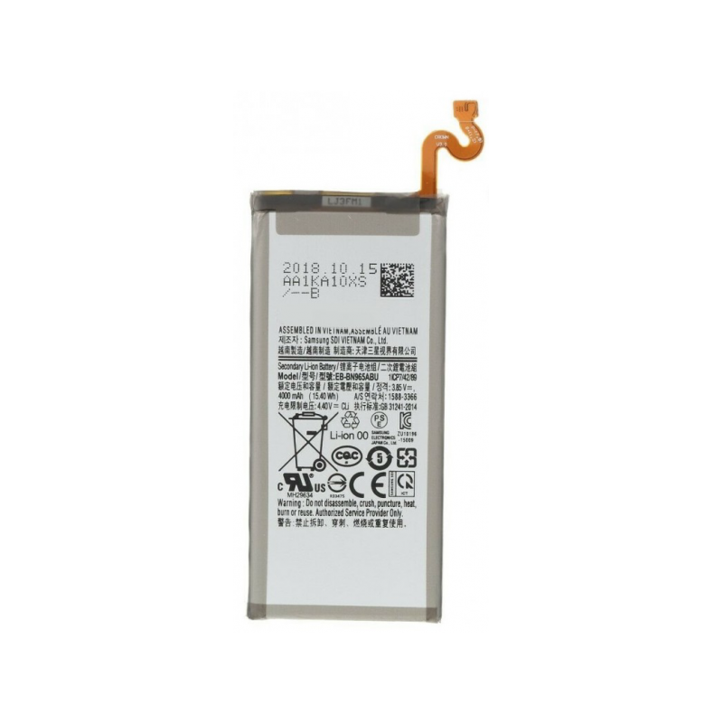 Bateria Litio EB-BN965ABU Para Samsung Galaxy Note 9 / N960 De 4000 MAh DE DESMONTAJE GRADO A