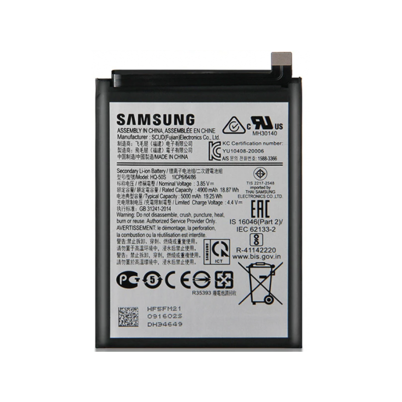 Batería original HQ-50S Para Samsung Galaxy A02S/A025 / M025 De 5000mAh *desmontajee* grado a