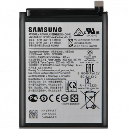 Batería original HQ-50S Para Samsung Galaxy A02S/A025 / M025 De 5000mAh *desmontajee* grado a