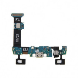 circuito flex con conector de carga y accesorios y conector de audio jack para samsung galaxy s6 edge plus g928f
