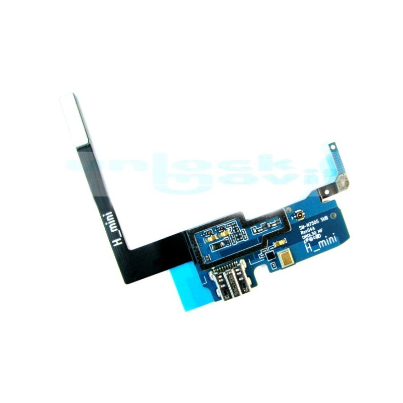 Flex Con Conector De Accesorios Carga Y Datos MicroUSB Para SAMSUNG GALAXY NOTE 3 NEO / N7505