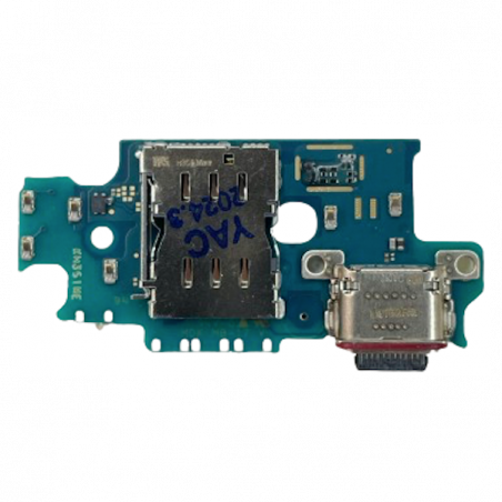 Flex De Placa De Carga Tipo C Y Lector De Tarjeta SIM Para Samsung Galaxy S24 Plus (SM-S926B)
