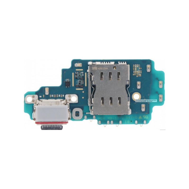 Flex De Placa De Carga Tipo C Y Lector De Tarjeta SIM Para Samsung Galaxy S24 ULTRA (S928) ORIGINAL