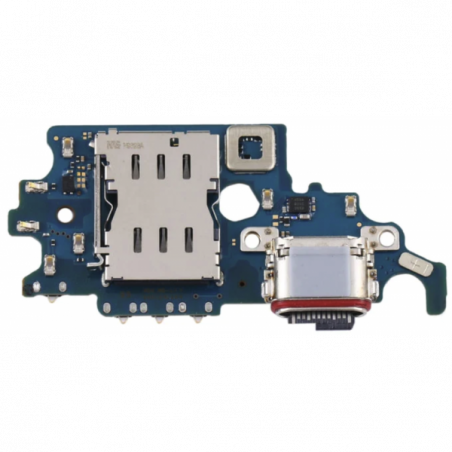 Flex Placa De Carga Tipo-C Con Microfono y Lector SIM Para Samsung Galaxy S21 5G / G991 (Original)