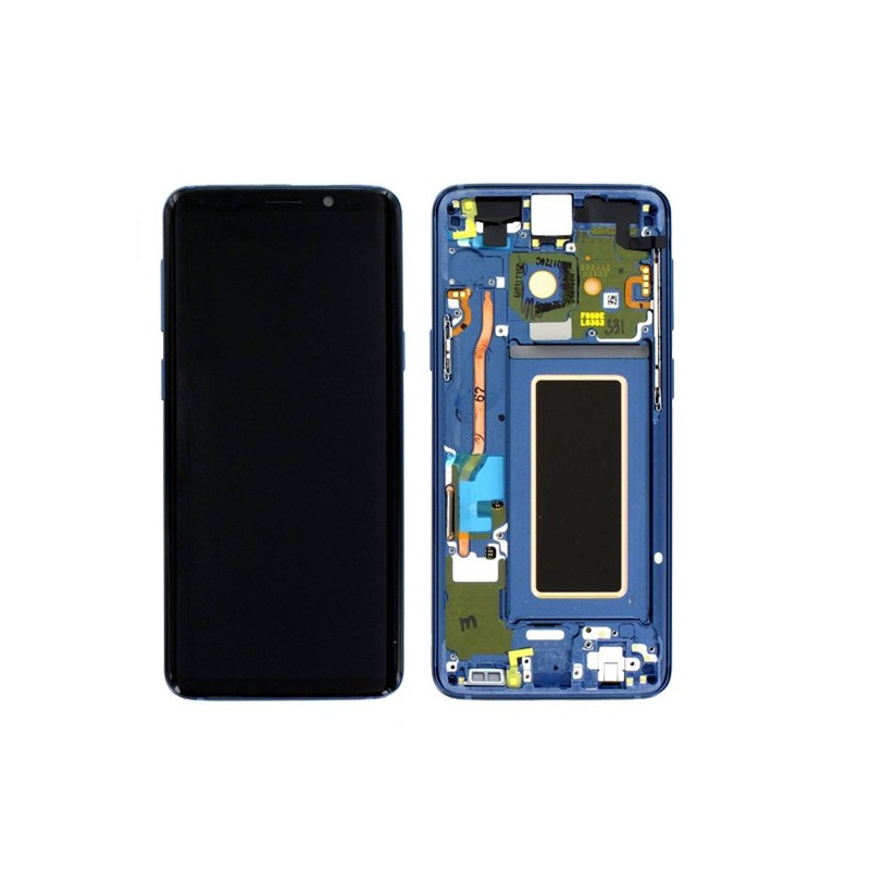 N102 Pantalla completa Original para Samsung Galaxy S9 / G960F/SD(azul)