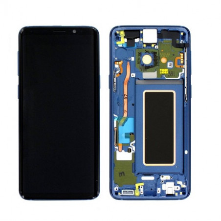 N102 Pantalla completa Original para Samsung Galaxy S9 / G960F/SD(azul)