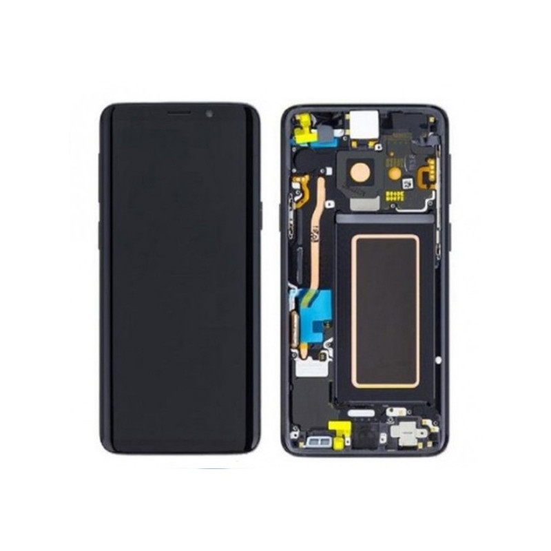 N102 Pantalla completa Original para Samsung Galaxy S9 / G960F/SD(negro)