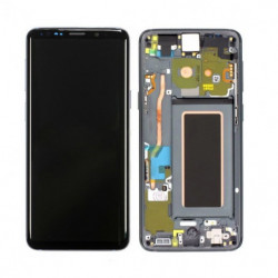 N102 Pantalla completa Original para Samsung Galaxy S9 / G960F/SD(plata)
