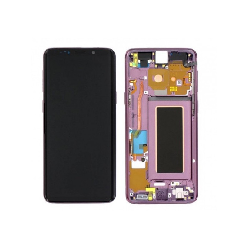 N102 Pantalla completa Original para Samsung Galaxy S9 / G960F/SD(violeta)