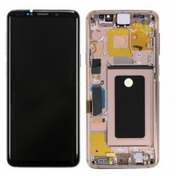 N105 Pantalla completa Original Con Marco para Samsung Galaxy S9 PLUS / SM-G965F ORO