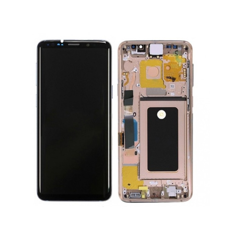 N105 Pantalla completa Original Con Marco para Samsung Galaxy S9 PLUS / SM-G965F ORO