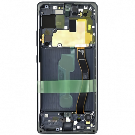 N107 Pantalla Completa Original Con Marco Para Samsung Galaxy S10 LITE / G770 (negro)