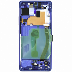N107 Pantalla Completa Original Con Marco Para Samsung Galaxy S10 LITE / G770(azul)