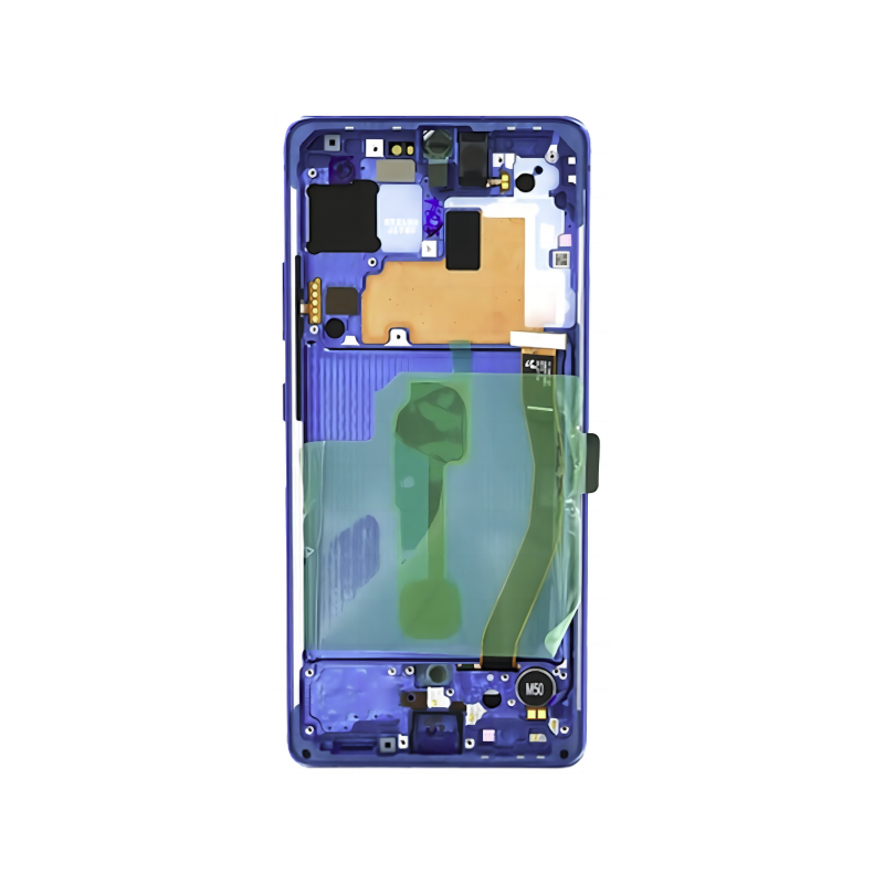 N107 Pantalla Completa Original Con Marco Para Samsung Galaxy S10 LITE / G770(azul)