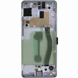 N107 Pantalla Completa Original Con Marco Para Samsung Galaxy S10 LITE / G770(blanco)