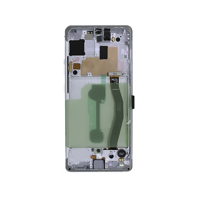 N107 Pantalla Completa Original Con Marco Para Samsung Galaxy S10 LITE / G770(blanco)
