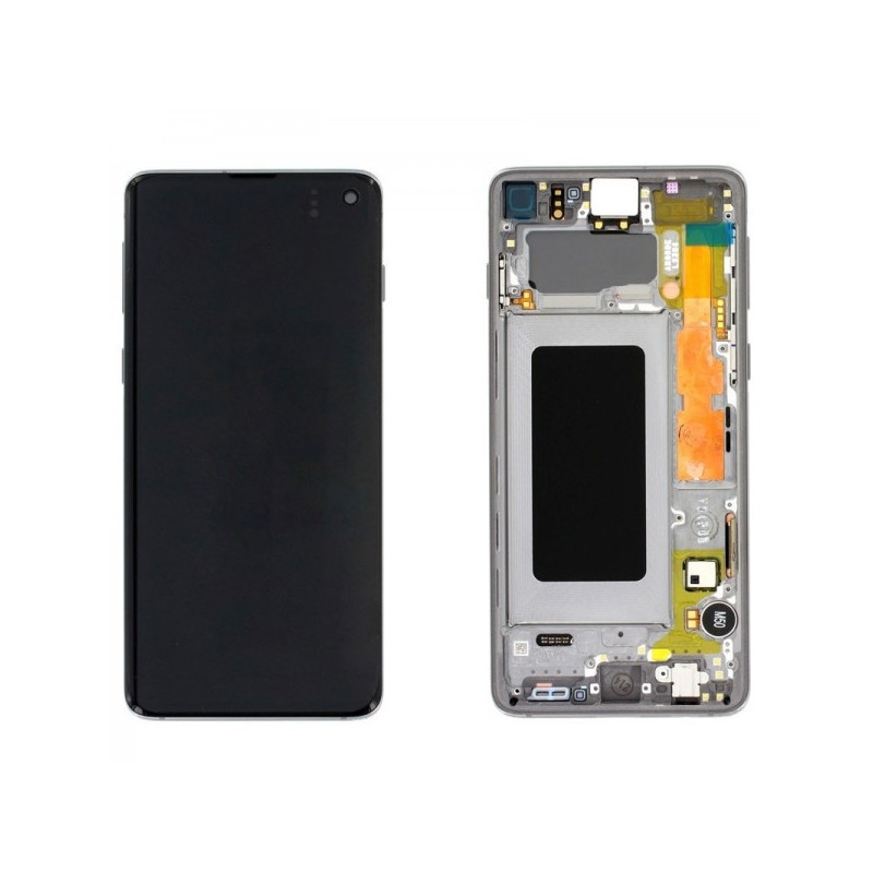 N108 Pantalla Completa Con Marco Original Para Samsung Galaxy S10 / G973F(VERDE)
