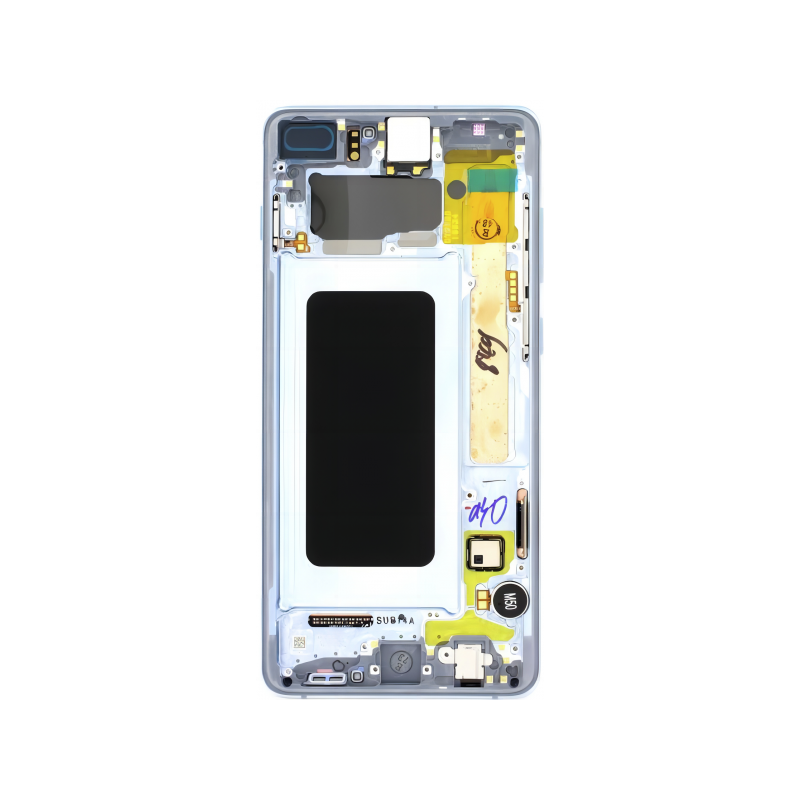 N109 Pantalla Completa Con Marco Original Para Samsung Galaxy S10 Plus / G975F(AZUL)